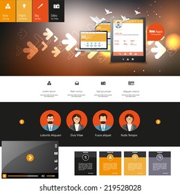 Creative Dark Website Template 
