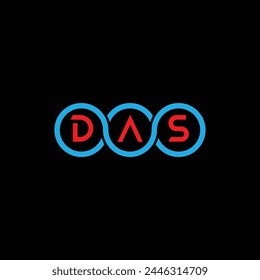 Creative DAS logo Letter design