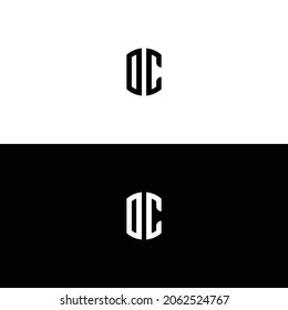 Creative DC Architecture Monogram Letters Logo. It will be suitable for which company or brand name start those initial.