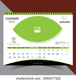 Creative and decorative desk calendar 2022