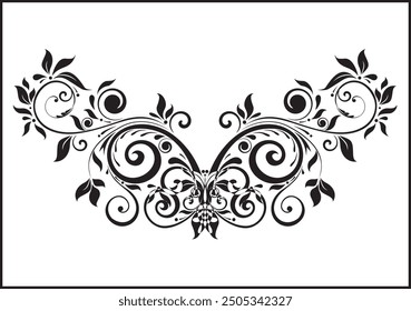 Kreative dekorative Blumendesign Vektor