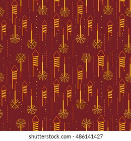 Creative decorative line art seamless pattern design template it can be used as wrapping paper,scrapbook paper.