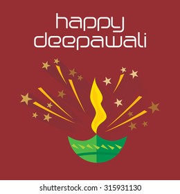creative deepawali concept vector illustration 