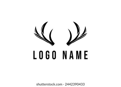 creative deer head logo design Deer vector art