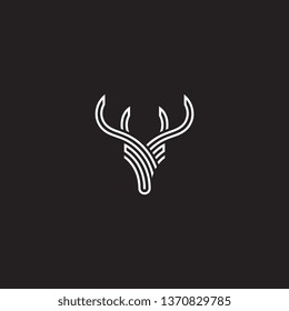 Creative Deer Line Art 1
