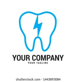 Creative Dental Care Concept Logo Design Template.