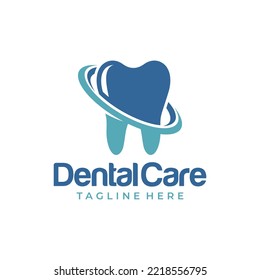 Creative Dentalklinik Logo Vektor. Abstraktes Zahnsymbol mit modernem Design. Vektorgrafik.
