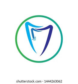 Creative Dental Concept Logo Design Template 