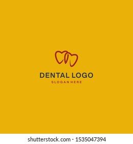 Creative Dental Concept Logo Design Template