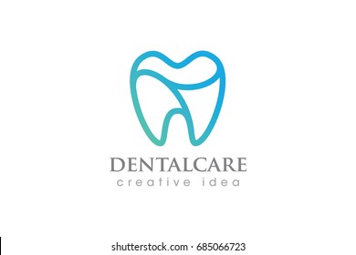 Creative Dental Concept Logo Design Template