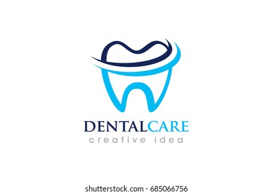 Creative Dental Concept Logo Design Template