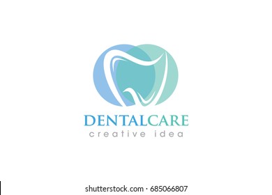 Creative Dental Concept Logo Design Template