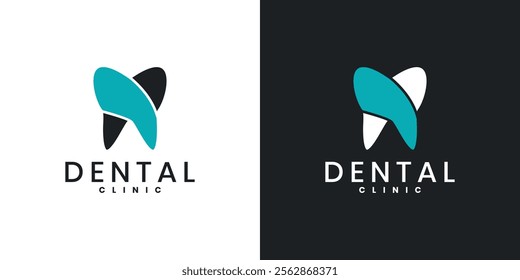 Creative dental logo design template