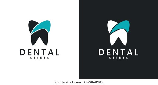 Creative dental logo design template