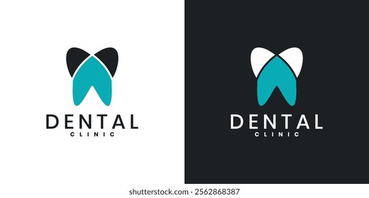 Creative dental logo design template