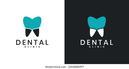 Creative dental logo design template