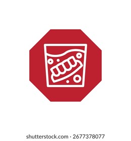 Diseño creativo del logotipo dental con el símbolo del diente en estilo minimalista moderno, perfecto para la clínica del dentista, el cuidado dental, y la marca de la salud oral