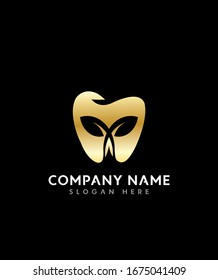 Creative dental logo, vector logo for business and company identity 