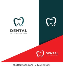 Plantilla de diseño vectorial de logotipo de Creative Dental.