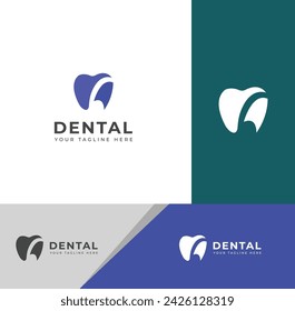 Creative Dental logo vector design template.