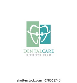 Creative Dental and Orthodontic Concept Logo Design Template