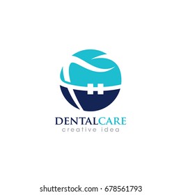 Creative Dental and Orthodontic Concept Logo Design Template