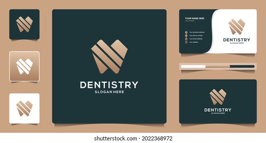 Creative Dentistry Clinic Logo Design And Business Card Template