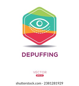 Creative (Depuffing) Icon ,Vector sign.