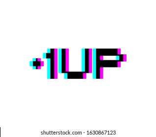 Creative design of 1up symbol