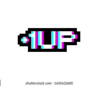 Creative design of 1up symbol