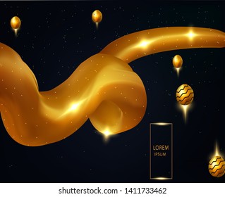 creative design 3d flow background