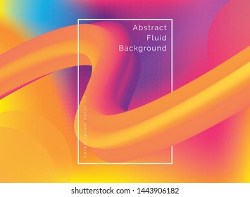Creative design 3d flow shape. Liquid wave backgrounds. Liquid color shapes, Trendy abstrac background, Futuristic design background. 3d Fluid shape illustration. Vector illustration