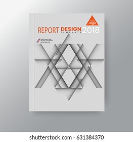 Creative design : Abstract geometric triangular polygon corporate background for business annual report book cover brochure flyer poster
