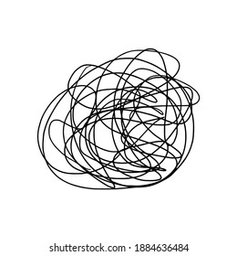 Creative design of abstract lines figure