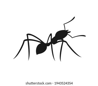 Creative design of ant illustration