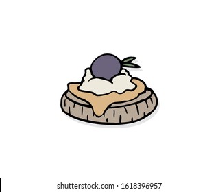 Creative design of appetizer draw