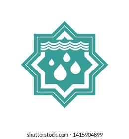 Creative design of arab bath icon