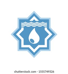Creative design of arab bath icon