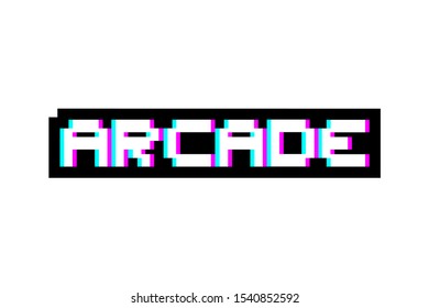 Creative design of "arcade" symbol