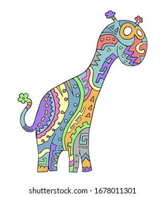 Diseño creativo de diseño artístico animal