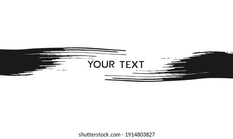 Creative design of artistic ink stain