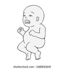 Creative design of baby draw