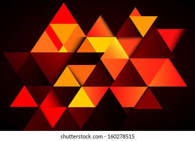 Creative design background - Overlapping shapes