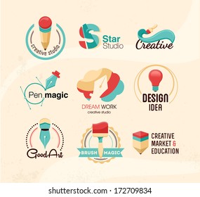 Creative design badges