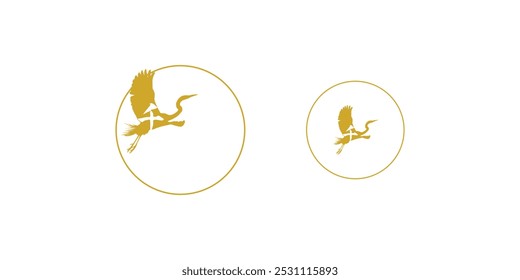 Logotipo de pássaro de design criativo com conceito exclusivo Premium Vetor