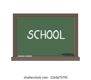 Creative design of blackboard illustration