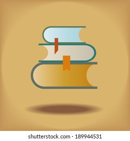 Creative design of books. Fully editable vector.