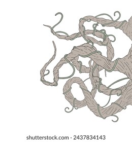 Diseño creativo de ilustración de rama