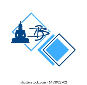 Creative design of Buddha icon