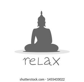 Creative design of Buddha icon